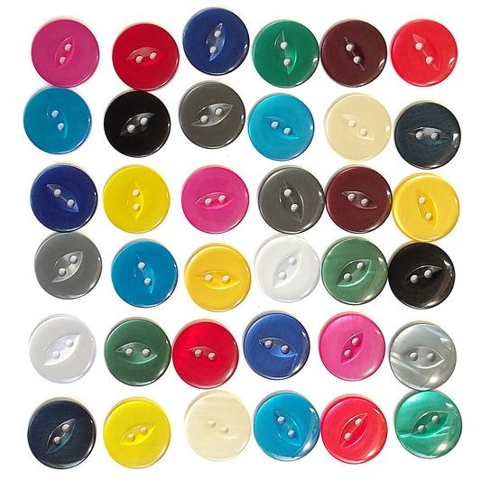 Two Hole 18mm Button