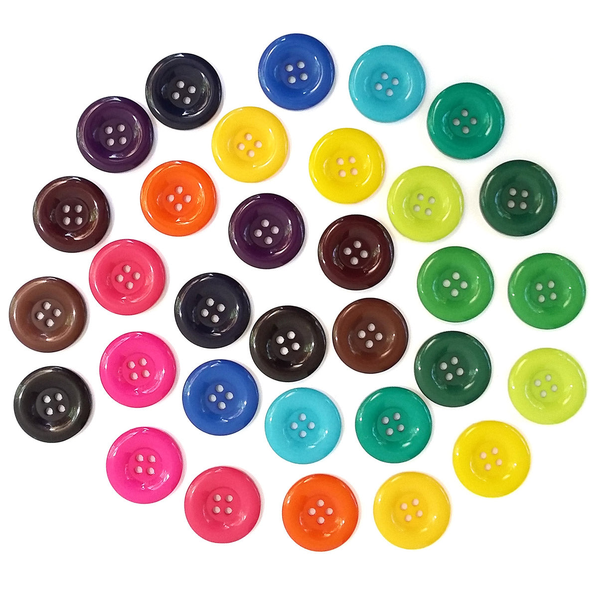 4 Hole 25mm Button