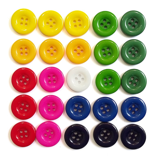 4 Hole Buttons 18mm