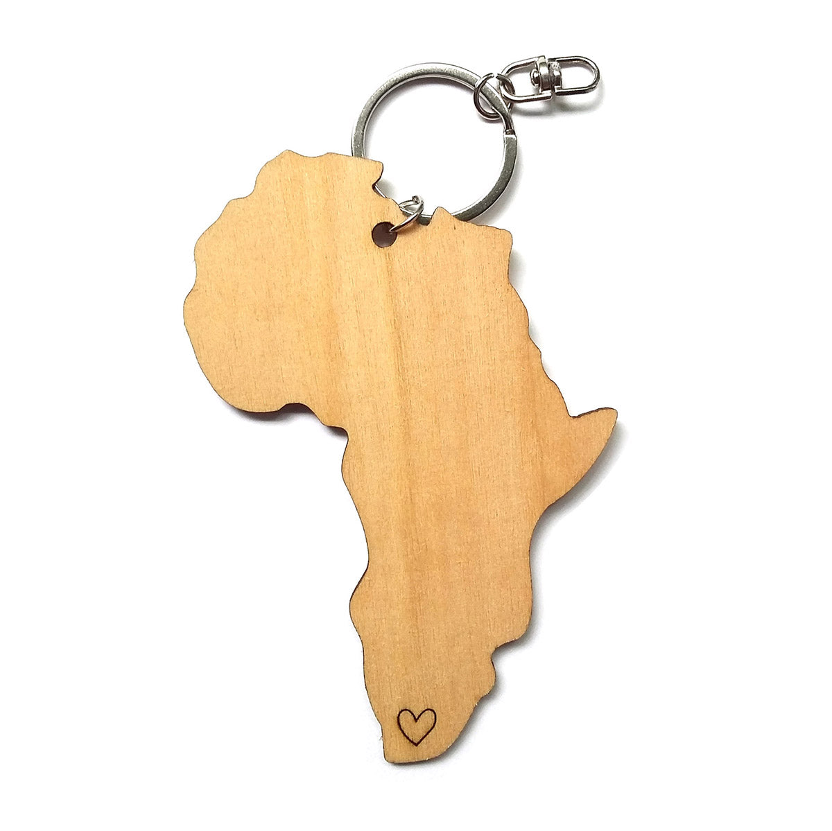 Wooden Africa Key Ring